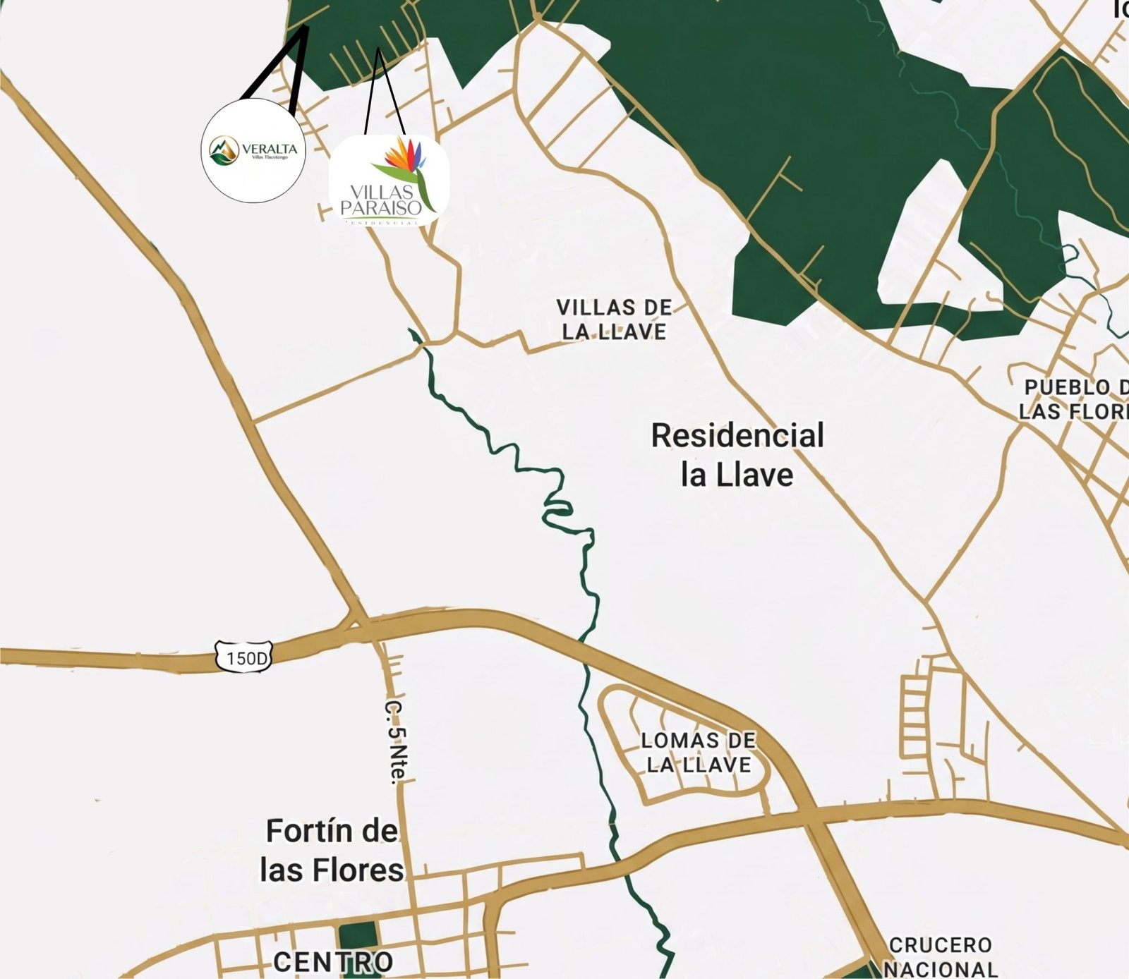 Mapa de conectividad Fortín